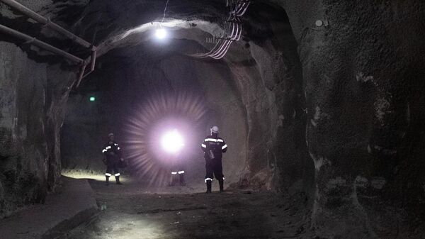 Шахта подземного рудника