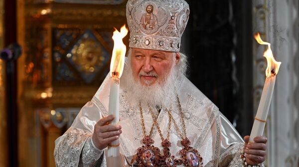 Патриарх Кирилл поздравил верующих с Воскресением Христовым