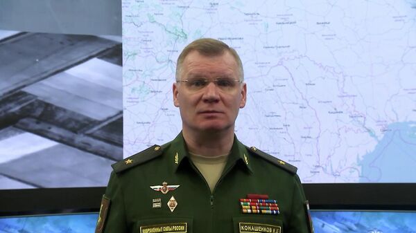 Конашенков: Российскими войсками в ночное время выполнено 423 огневые задачи