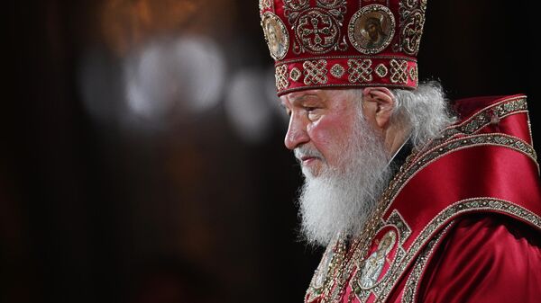 Патриарх Московский и всея Руси Кирилл проводит пасхальное богослужение