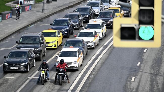 Автомобильное движение в Москве