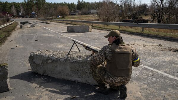 Украинский военный в Броварах, Киевская область