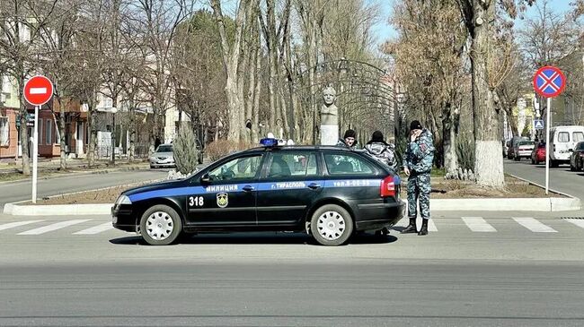 Автомобиль полиции в Тирасполе