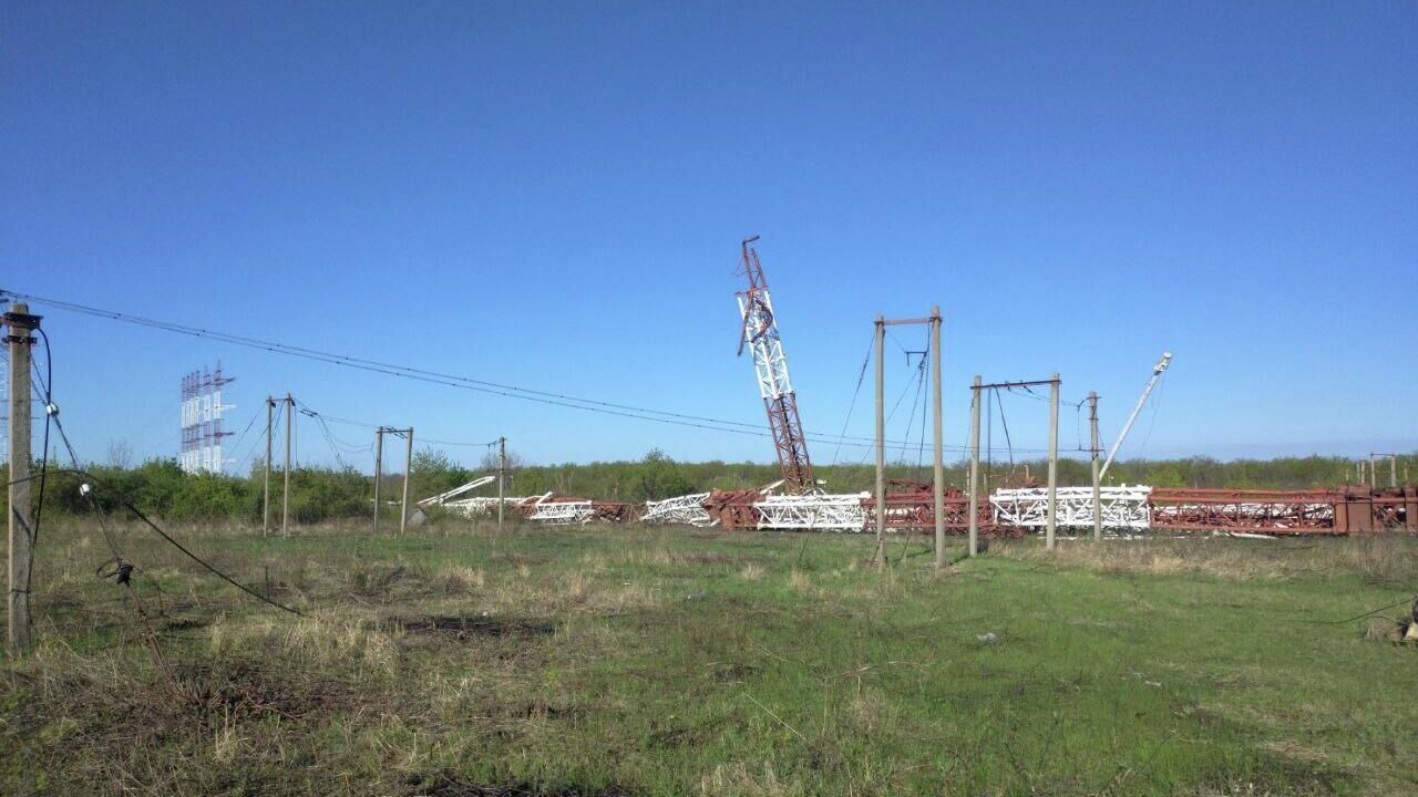 На месте взрыва в поселке Маяк в Приднестровье - РИА Новости, 1920, 03.05.2022