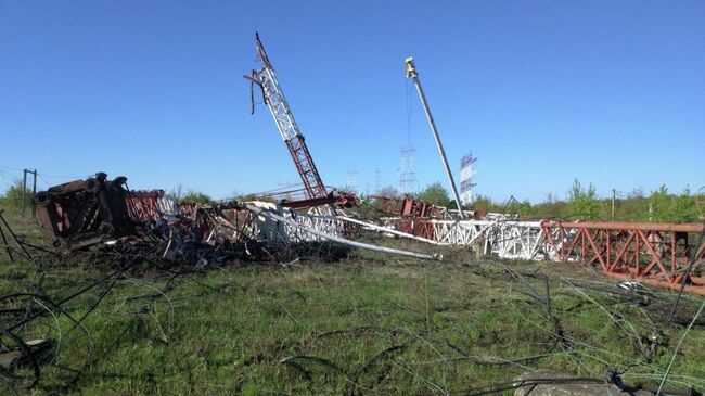 На месте взрыва в поселке Маяк в Приднестровье