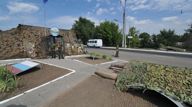 В Приднестровье поблагодарили российских миротворцев за службу