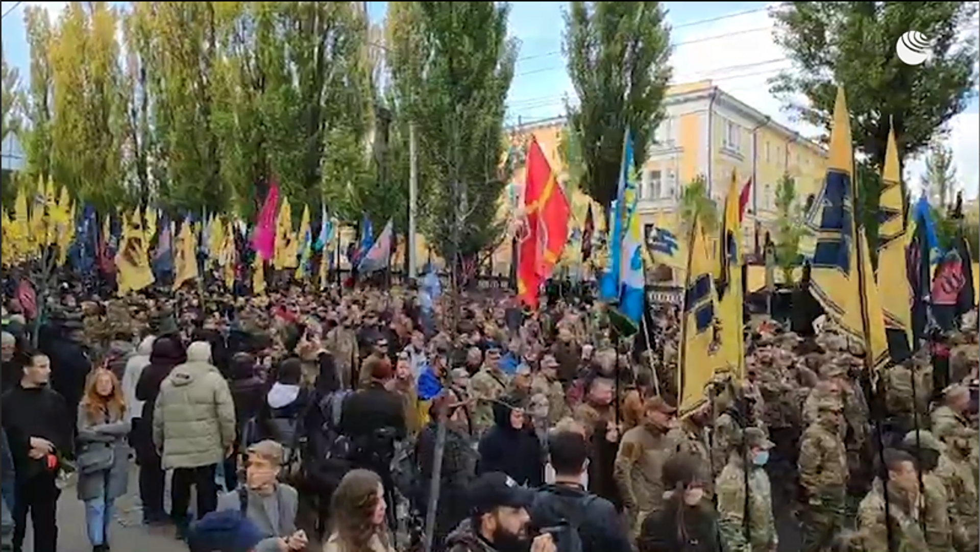 Марш украинских неонацистов в честь годовщины создания УПА* - РИА Новости, 1920, 29.04.2022