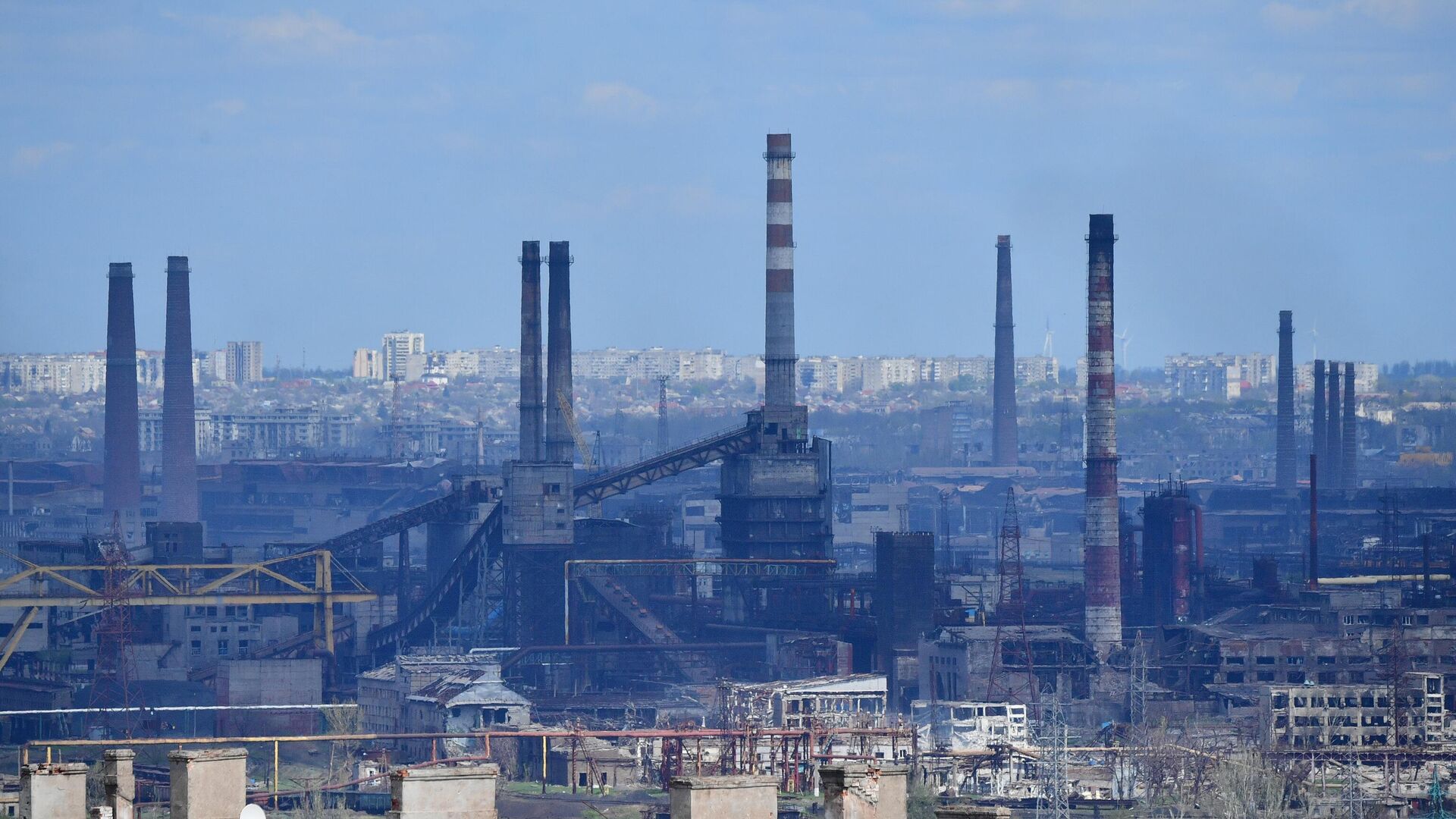 Металлургический комбинат Азовсталь в Мариуполе - РИА Новости, 1920, 02.05.2022