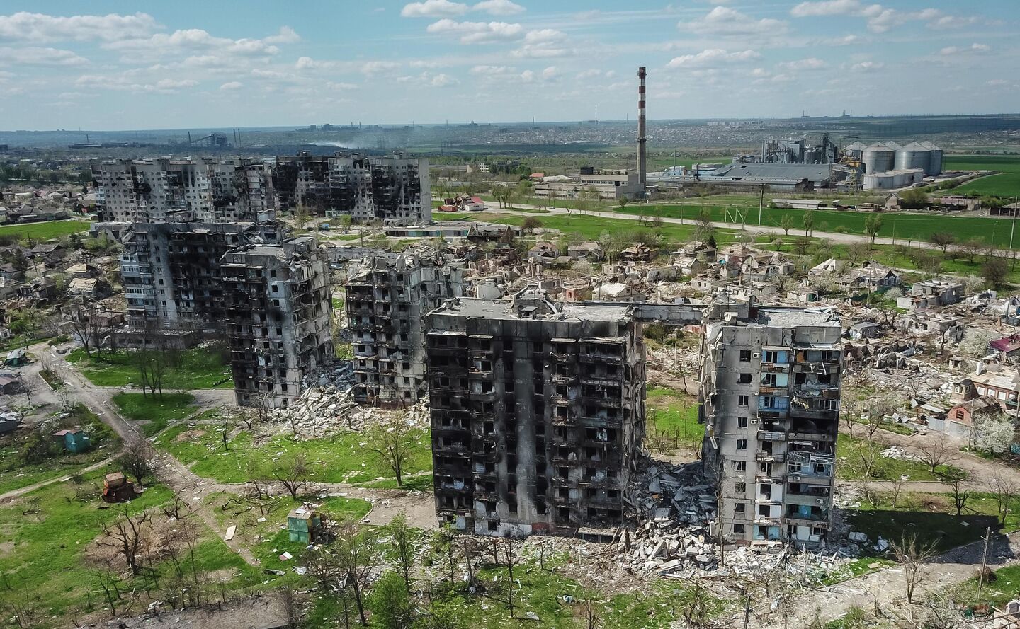 Фото разрушенного мариуполя сегодня