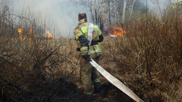 В лесах Иркутской области продолжают тушить четырнадцать пожаров