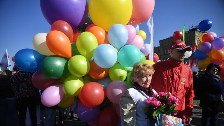 Первомайская демонстрация на Красной площади