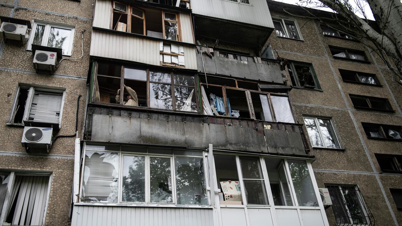 В Донецке повреждены больница и несколько домов из-за обстрелов ВСУ - РИА  Новости, 17.06.2022