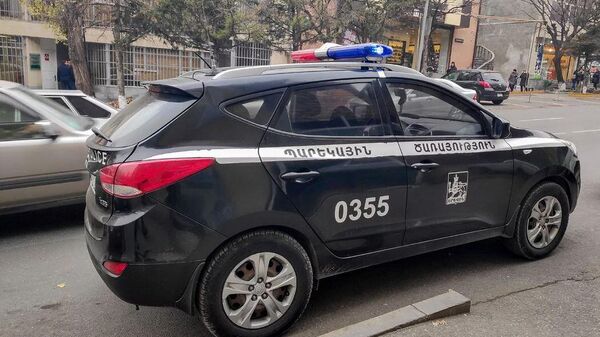 Автомобиль патрульной службы полиции в Армении