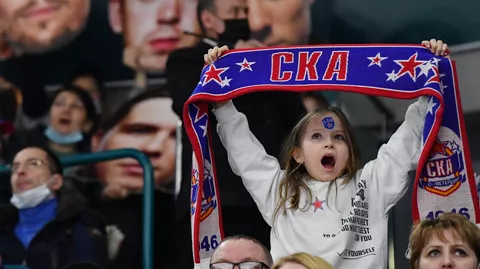 Болельщики ХК СКА 