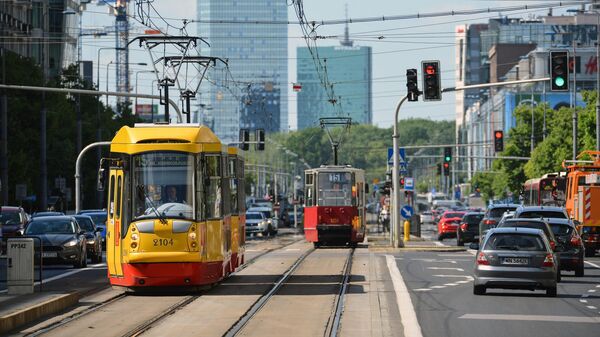 Трамваи в Варшаве