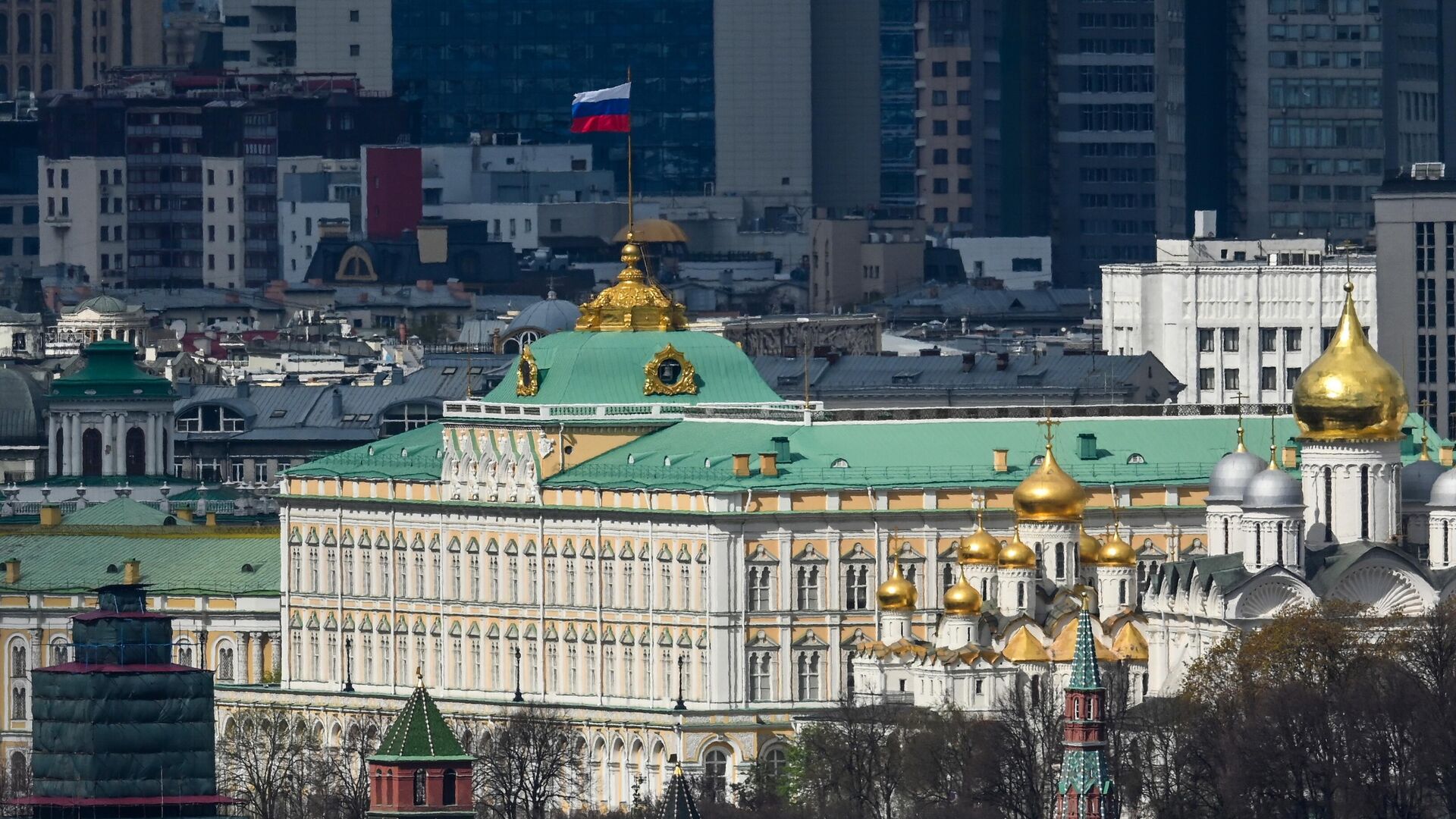 Вид на Большой Кремлевский дворец  - РИА Новости, 1920, 05.05.2023