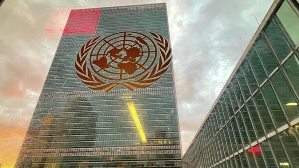 Здание штаб-квартиры Организации Объединенных Наций в Нью-Йорке