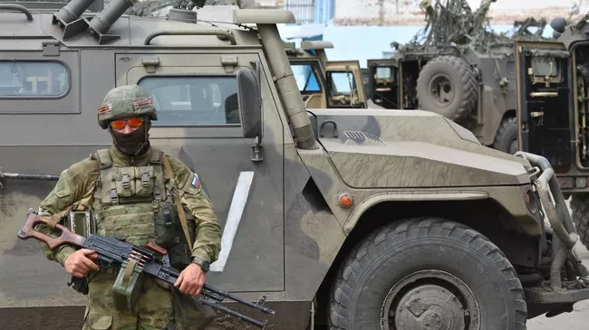 Российский военнослужащий