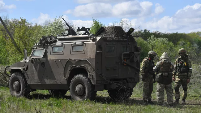 Работа разведгруппы Восточного военного округа на Харьковском направлении