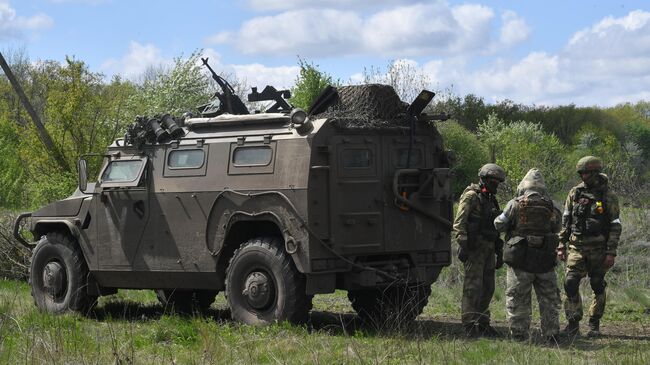 Работа разведгруппы Восточного военного округа на Харьковском направлении