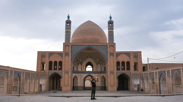 Мечеть Ага Бозорг в городе Кашан, Иран