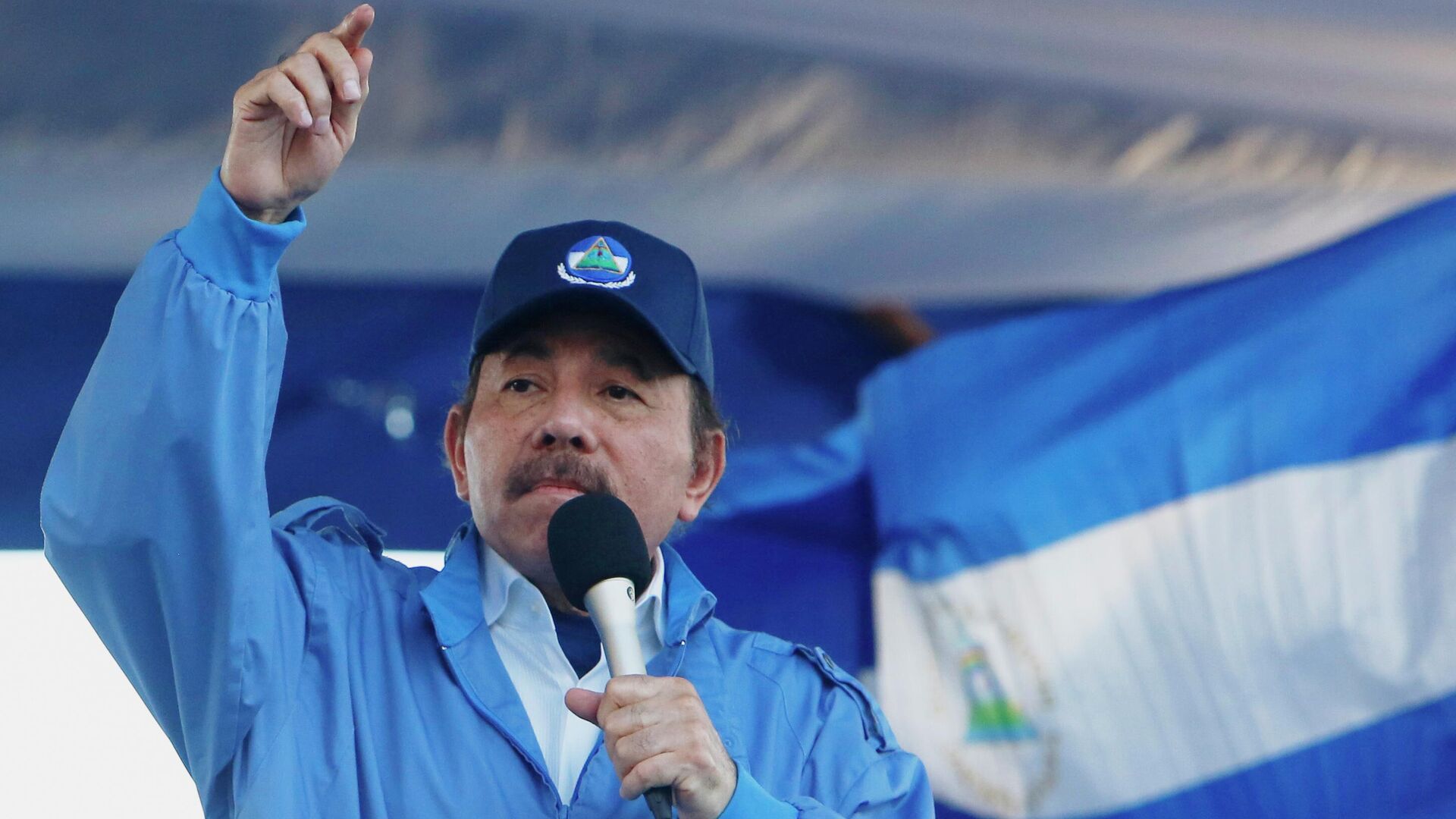 Πρόεδρος της Νικαράγουας Daniel Ortega κατά τη διάρκεια ομιλίας στη Μανάγουα - RIA Novosti, 1920, 29/09/2022