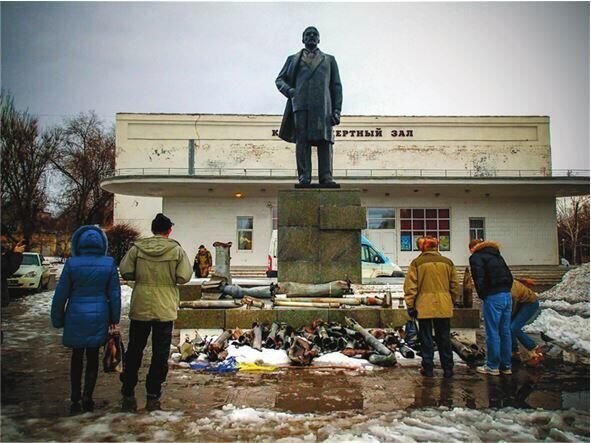 Центральная площадь города Первомайск. Декабрь 2014 г. - РИА Новости, 1920, 06.05.2022