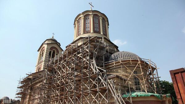 Строительство храма Святителя Спиридона Тримифунтского в Москве