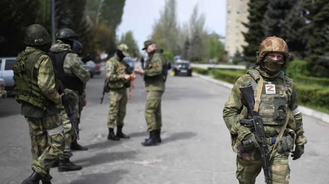 Военнослужащие в Херсонской области