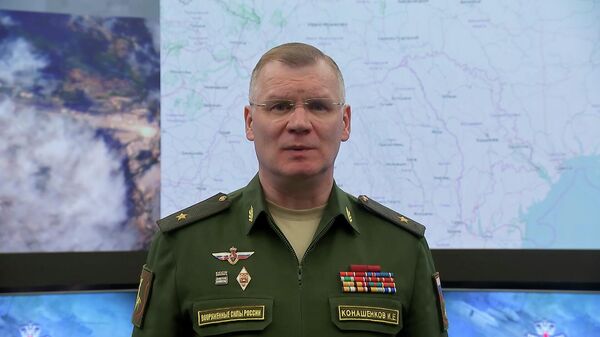 Конашенков: В ЛНР сбит украинский истребитель Су-27