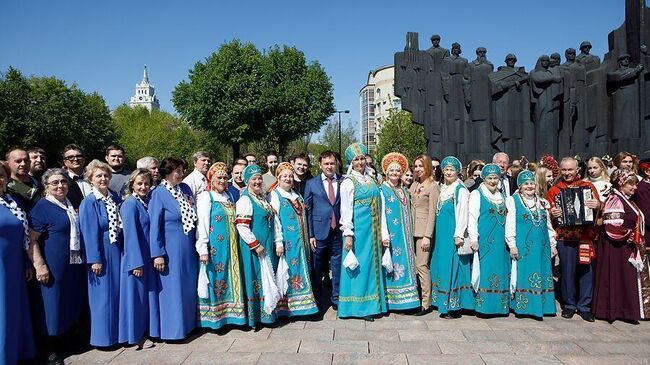 В Воронеже прошла всероссийская акция Голос Победы