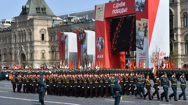 Генеральная репетиция военного парада, посвящённого 77-й годовщине Победы в Великой Отечественной войне в Москве