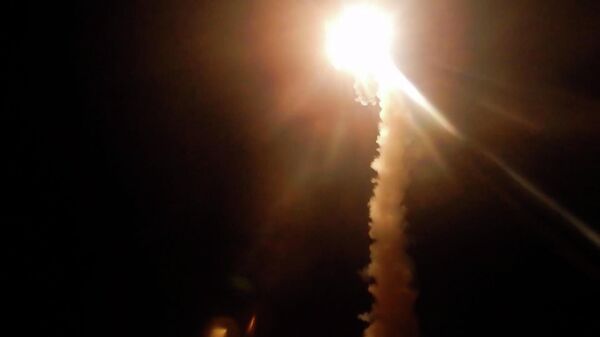Пуск высокоточной ракеты Оникс с побережья Черного моря по военным объектам Украины