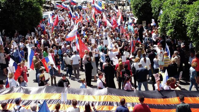 Бессмертный полк в центре Бейрута