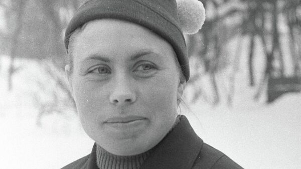 Чемпионка VIII зимних Олимпийских игр советская лыжница Мария Гусакова.