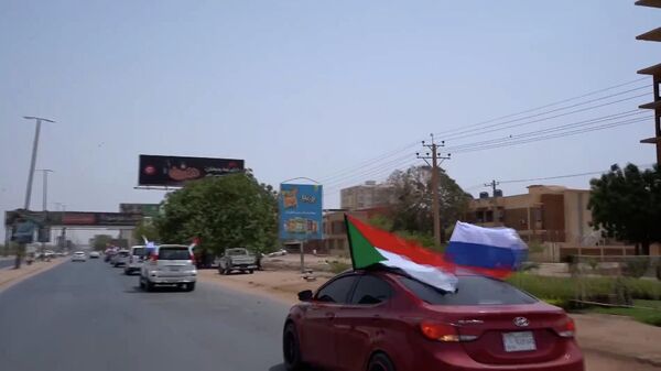 Автопробег в честь Дня Победы в Судане