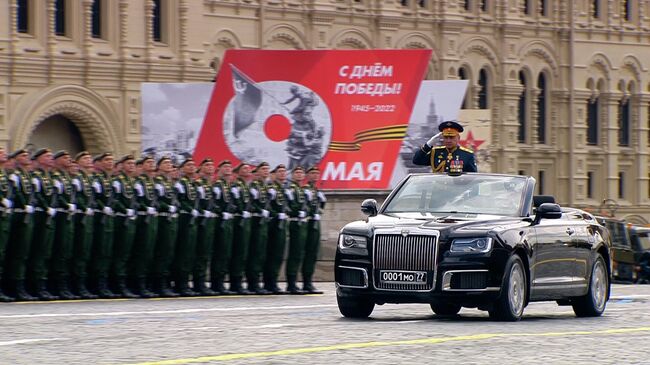 Приветствие военнослужащих министра обороны Сергея Шойгу