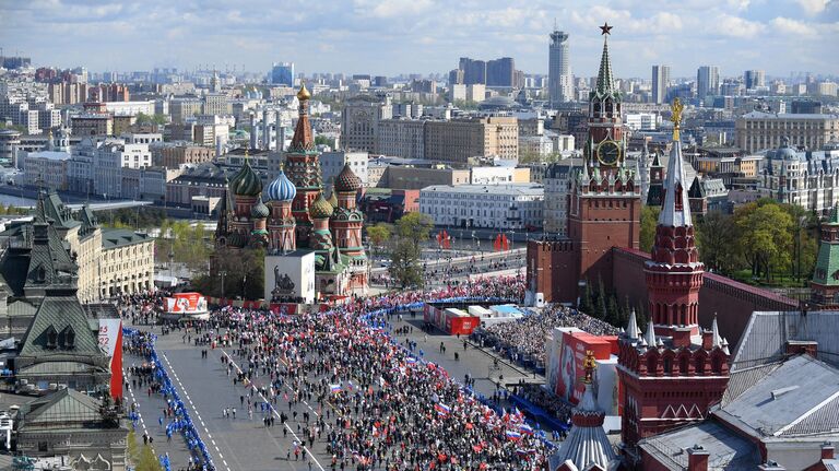 Шествие  Бессмертный полк в Москве