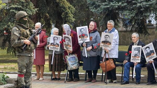 Празднование Дня Победы на освобожденных территориях Харьковской области