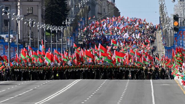 Празднование Дня Победы в Минске