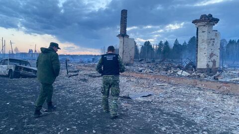 Последствия масштабных пожаров в Красноярском крае