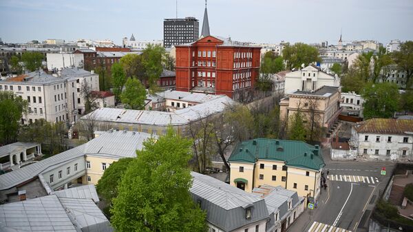 Пешеходный переход на пересечение Хохловского и Подкопаевского переулков