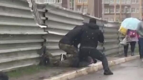 Кадр видео ЦОС ФСБ России о пресечении террористического акта в Курске
