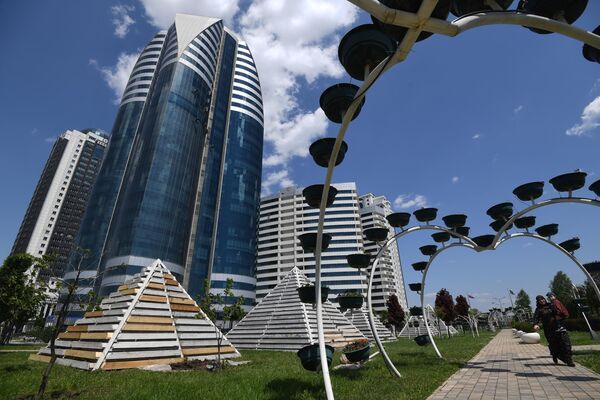 Комплекс зданий бизнес-центра Грозный - Сити в Грозном