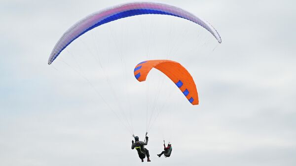 Полеты на парапланах участников клуба Crimea.Paraplan в Крыму