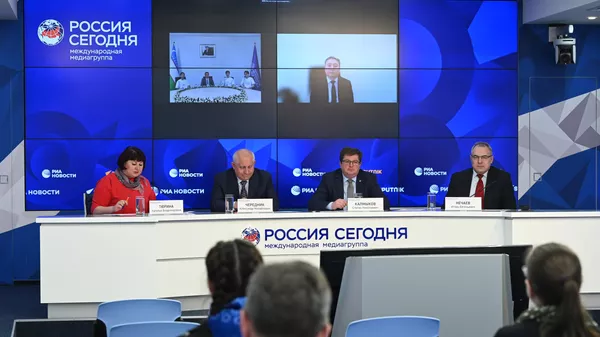 Видеомост Москва – Ташкент – Нур-Султан, посвященный проведению 56-й Международной Менделеевской олимпиады школьников по химии