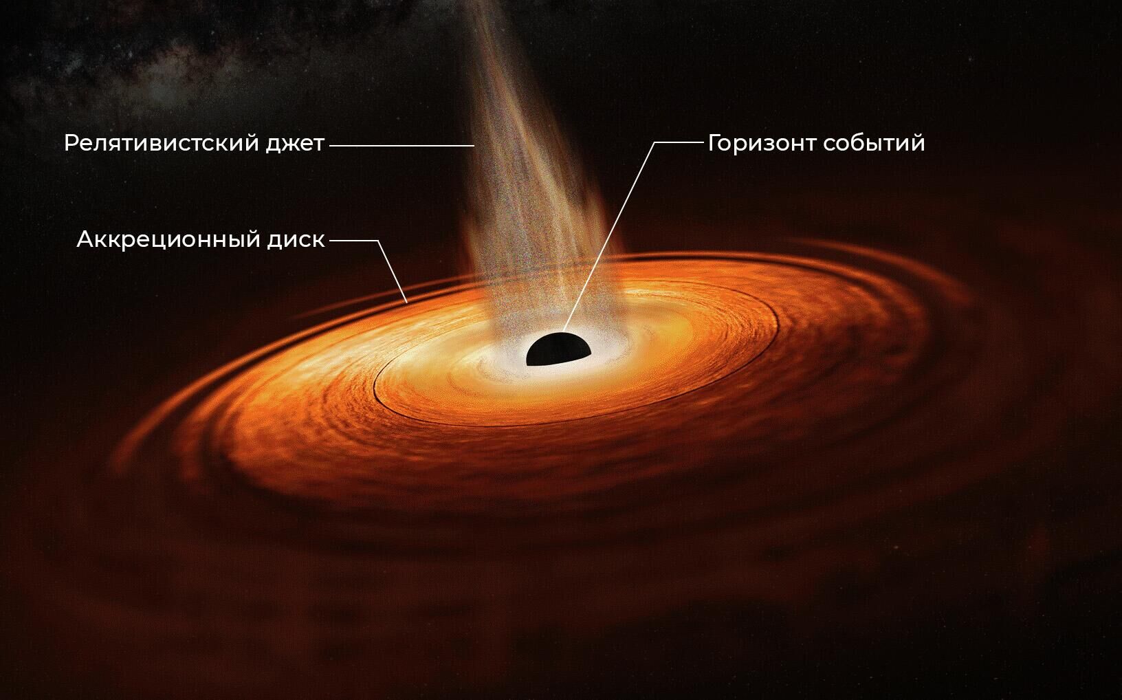 Основные элементы черной дыры - РИА Новости, 1920, 12.05.2022
