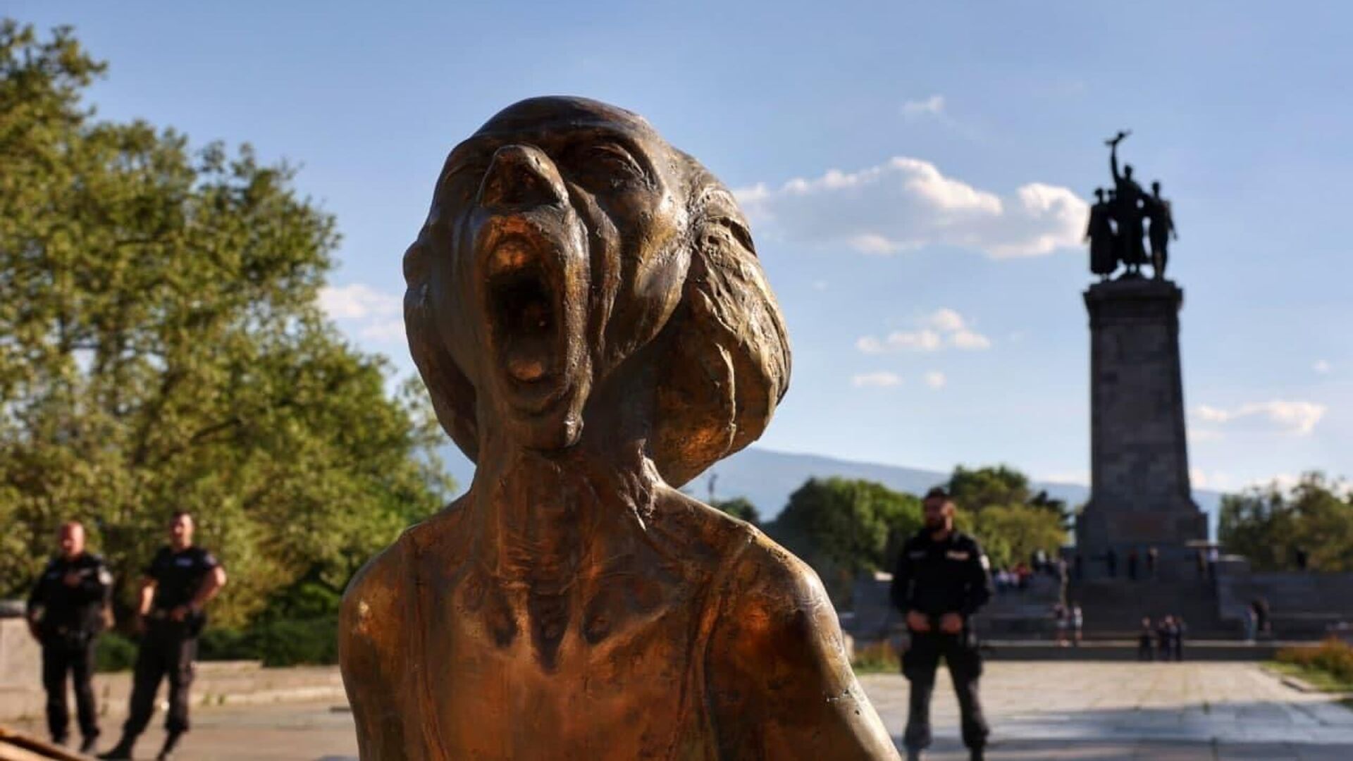 Скульптура под названием Крик украинской матери в Софии, Болгария - РИА Новости, 1920, 13.05.2022