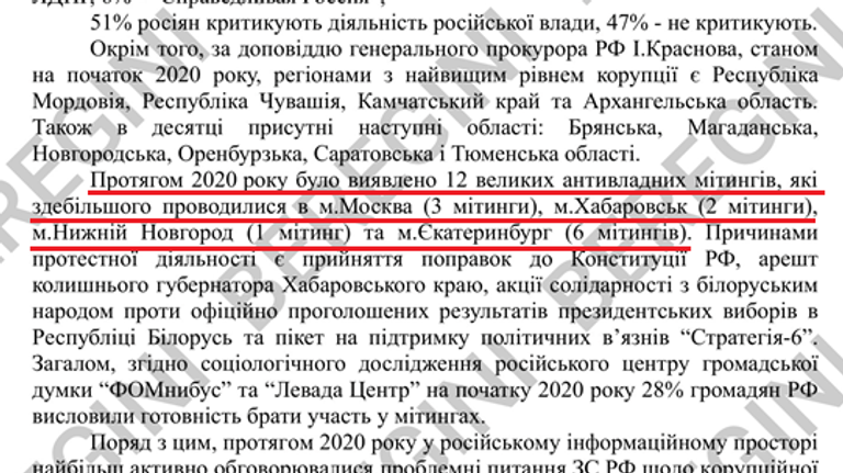 Разные цели операции ЦИПсО для разных областей РФ 