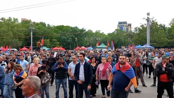 Общеармянский митинг оппозиции в Ереване